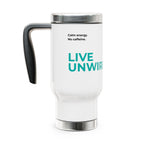 Live Unwired 14 oz Insulated Travel Mug | Caffeine-Free Gift