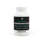 Live Unwired Mushroom Blend Supplement – Lion's Mane Reishi Cordyceps Chaga 60 Capsules